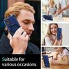 KEYSION Противоударный чехол для OPPO A17 A17K A78 A58 4G Силиконовый + ПК с металлическим кольцом-подставкой, чехол для телефона OPPO A5S A12 A54 A55 A74 A95