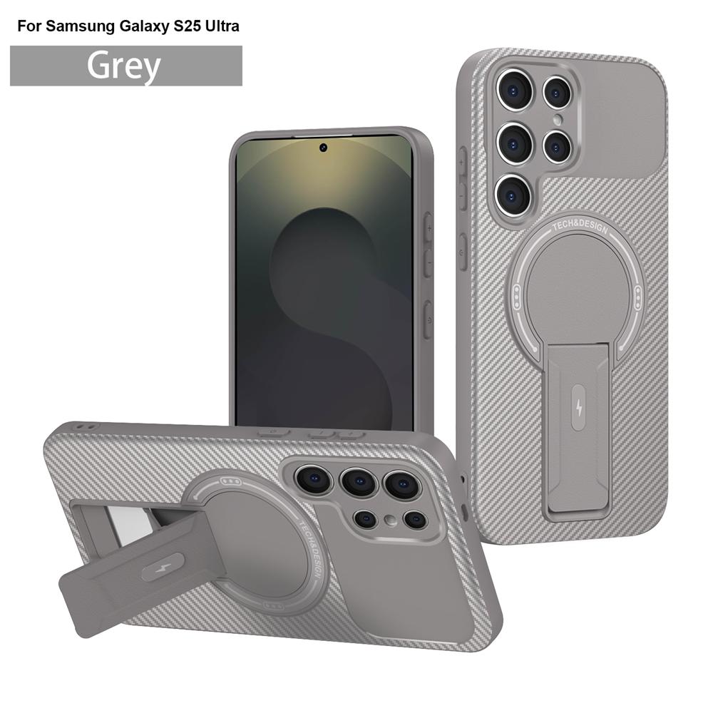 Противоударный Магнитный Держатель Броня Беспроводная Зарядка Magsafe Чехол Для Samsung Galaxy S22 S23 Plus S24 Ultra S25 FE Чехол-Подставка