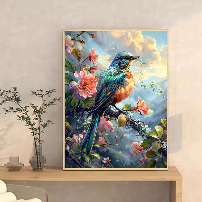 5d DIY Diamond Painting Cross Stitch Cute Animals Bird Diamond Embroidery Mosaic Full Round Drill Home Decor Arts