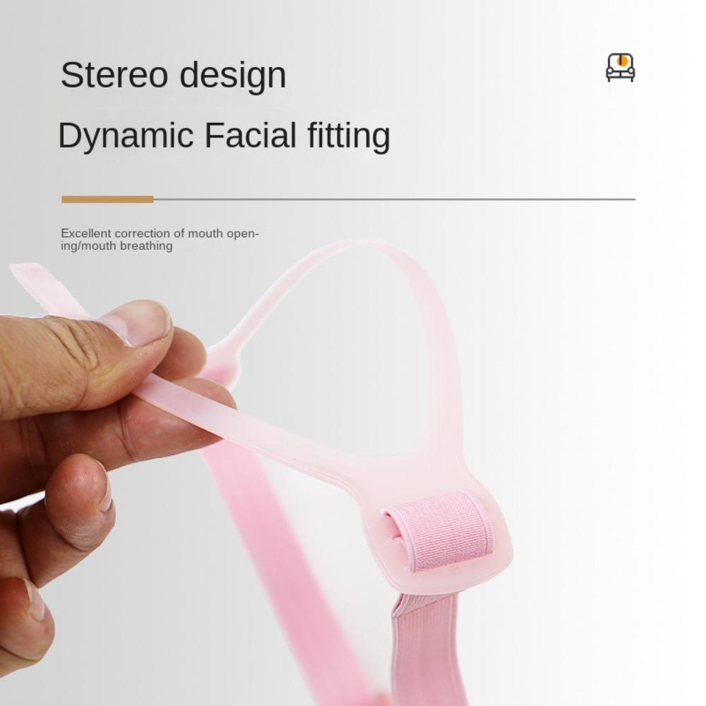 Регулируемый ремешок на подбородок против храпа, приспособления для ночного сна для коррекции дыхания через рот