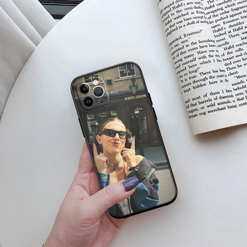 Millie Bobby Brown New High-End Cover Phone Case for iPhone 16 15 14 13 Pro Max Plus Mini