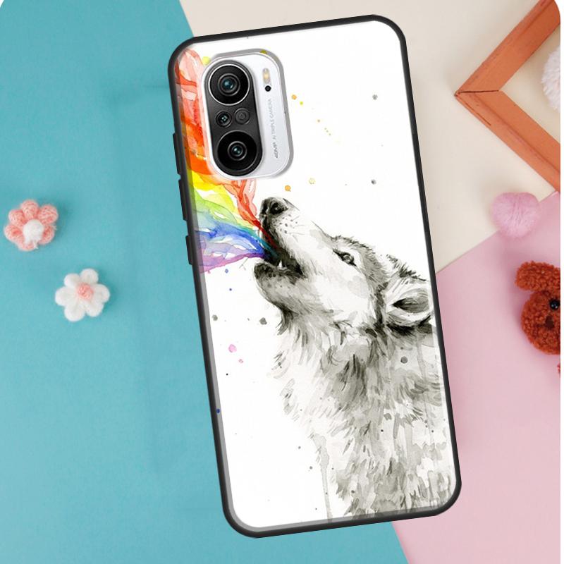 Чехол Animal Wolf для Xiaomi Mi 11T 12 Pro 12X Mi 11 Lite Ultra Чехол для POCO X3 Pro X4 GT M3 M4 F3