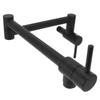 Folding Faucet Water Tap Sink Faucet with 2 Handles for Kitchen Bathroom Water Purifier