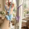 2PCS Creative Butterfly Curtain Tie Strap Adjustable Curtain Rope Curtain Tie Back  Home Decor
