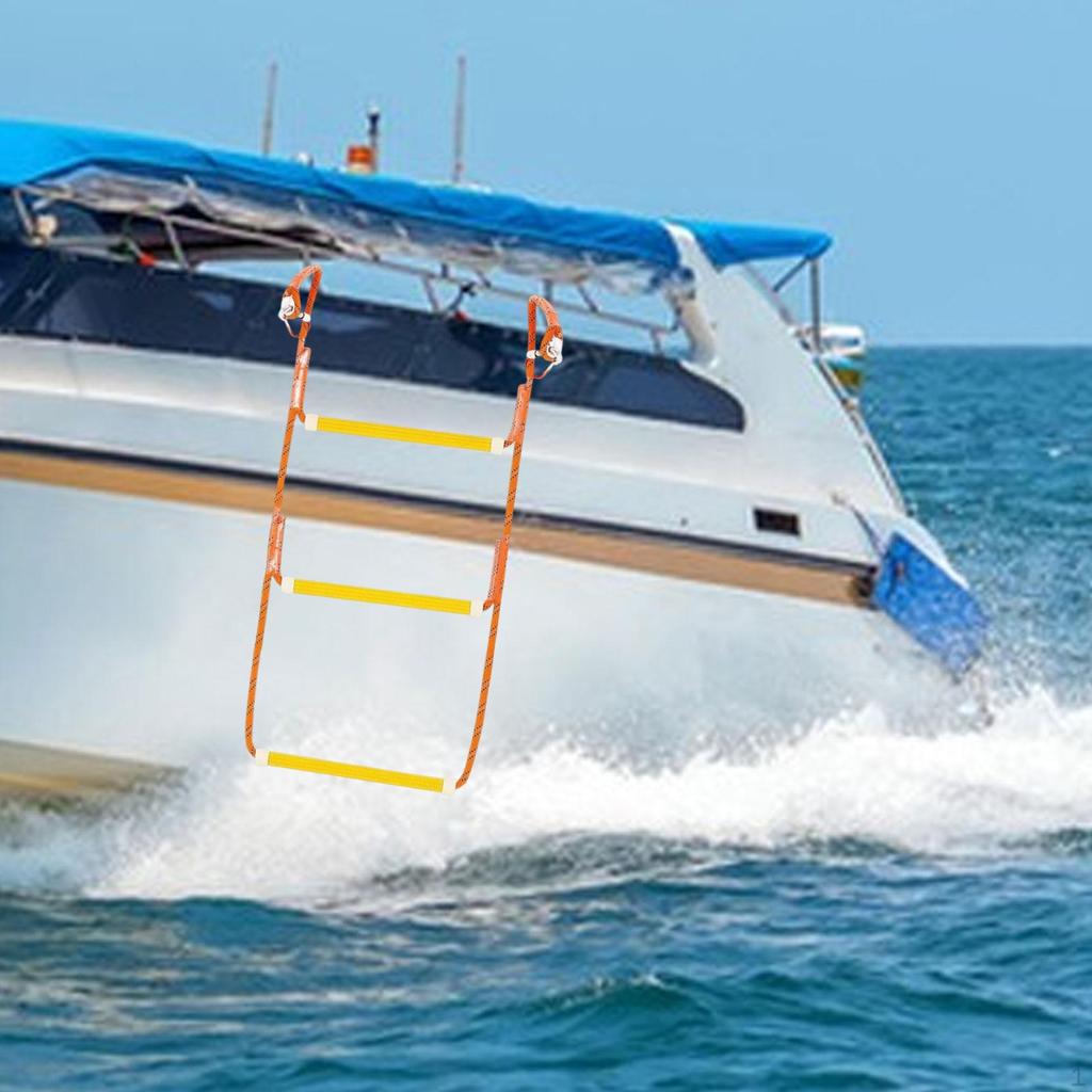 Boat Rope Ladder for Easy Access To Canoes And Motorboats