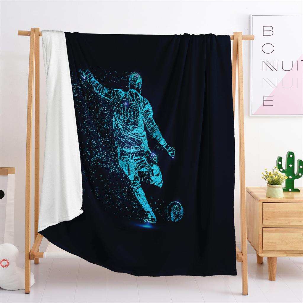 Blanket Flannel Blanket Sports Ball 3D Digital Printing Blanket Blanket