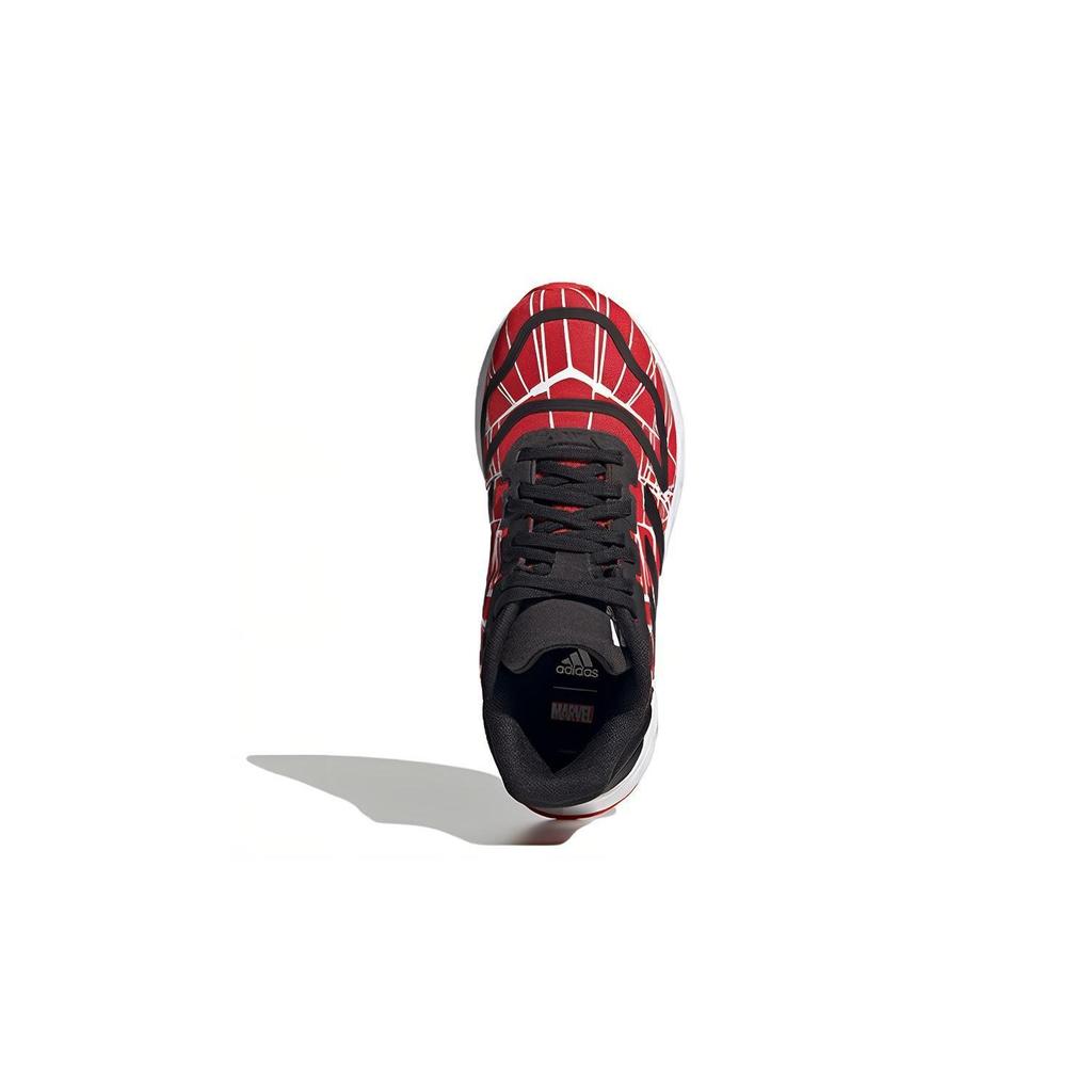 MARVEL x Adidas Duramo 10 Удобные Нескользящие Износостойкие Низкие Детские Беговые Кроссовки Красный Черный GY6627