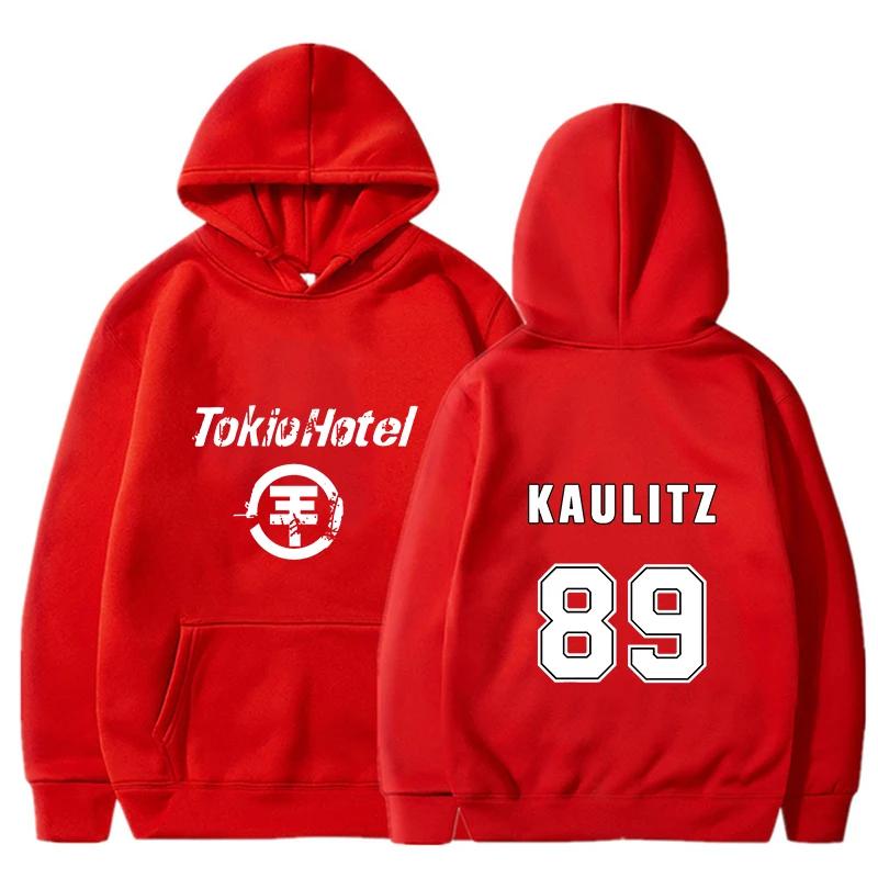 Мужские худи Rock Band Tokio Hotel с принтом Kaulitz, женские худи в стиле хип-хоп Харадзюку, пуловеры унисекс оверсайз, одежда
