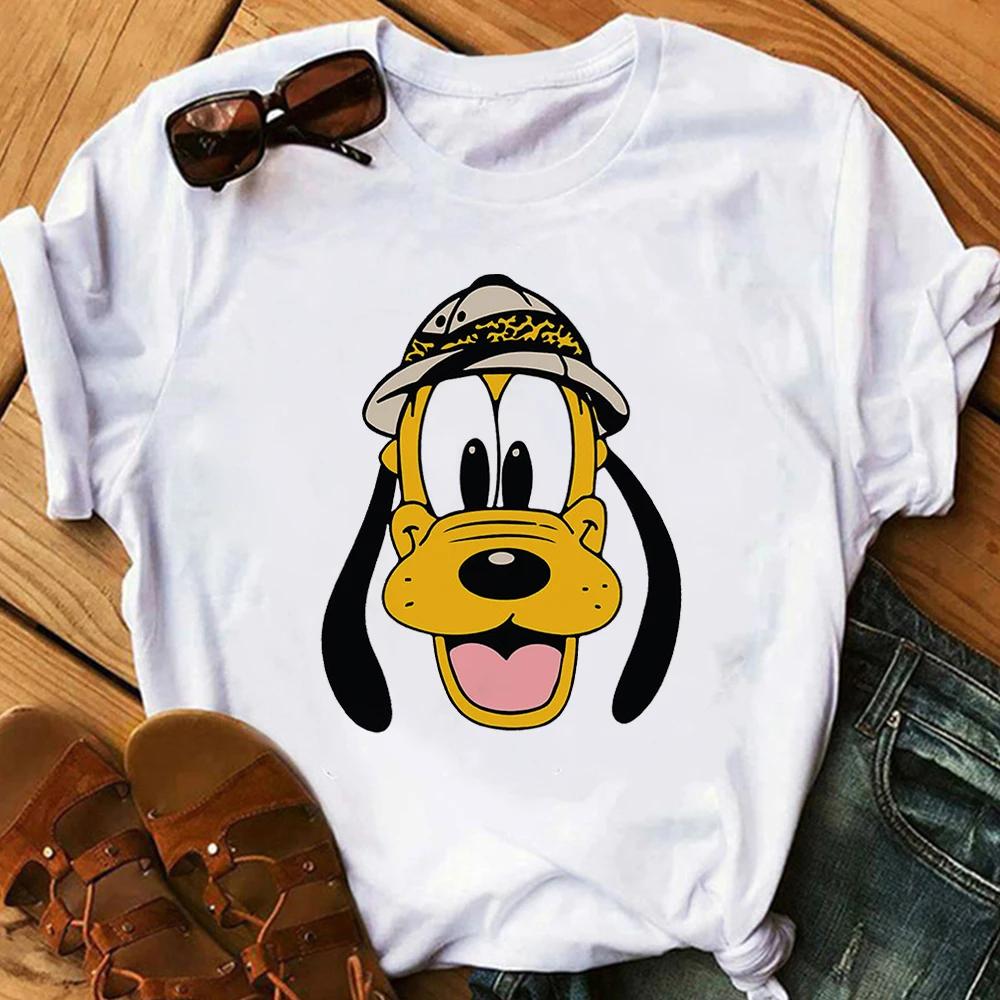 Fashion Cartoon Tees Mickey Mouse T Shirt Summer Family Clothing T-shirts Streetwear Y2k Blouses Unisex