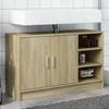 VidaXL Sink Cabinet Sonoma Oak 90x29x55 Cm Engineered Wood, Bathroom Cabinet, Storage Cabinet Room 848124