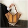 Versatile Women's Shoulder Bag  Large Capacity  Elegant Tote  Artistic Style  New Item