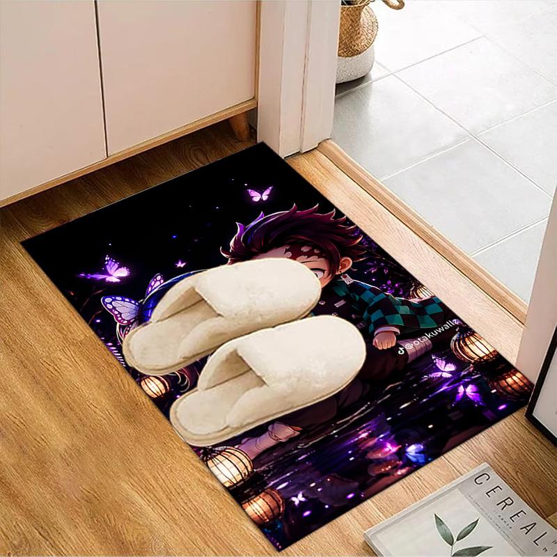 Dark Fantasy Heroes De-mon Rug for Living Room, Game Rooms, Office, Bedroom, Office Floor Mat Playful Design, fan gifts Christmas decor