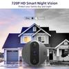 2024 Tuya Умный WiFi Дверной Звонок 1080p Камера Видео Глазок для Двери 4.3" ЖК-Экран 24H PIR Детекция Движения Глаз