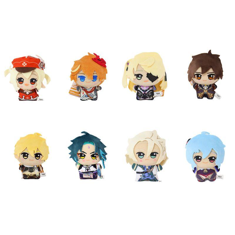 Genshin Impact Чжун Ли Сяо Плюшевая кукла Подвеска Фигурки Игрушки Игровые подарки Милые