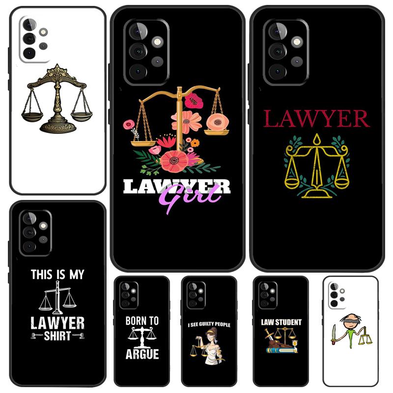 Закон Адвокат Судья Правосудие Дело Для Samsung Galaxy A52 A42 A32 A22 A12 A51 A71 A14 A24 A34 A54 A13 A23 A33 A53 Чехол
