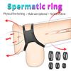 Силиконовое кольцо для пениса, задержка эякуляции, кольца для пениса, эрекция члена, кольцо для пениса, мужское целомудрие, секс-игрушки для взрослых для мужчин, блокировка спермы для геев