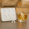2Pcs Bigfoot-shaped Ice Tray BPA-Free Silicone 6 Cavity Sasquatch Shape Ice Cube Maker for Halloween Party Drinks Chocolate Soap Kitchen Gadget