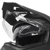 Полнолицевой внедорожный мотоциклетный шлем с ветрозащитным забралом и встроенным солнцезащитным козырьком, сертифицирован DOT и ECE, легкий ABS C