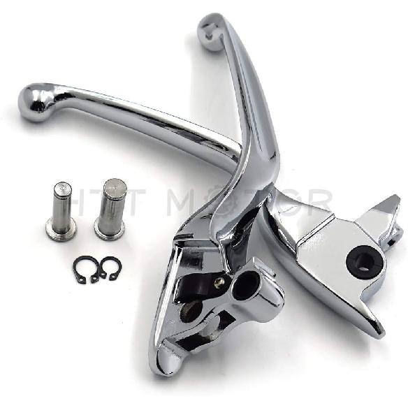 HTTMT MT241-026-CD Parts Chrome Brake Clutch Hand Lever Compatible with Harley 2008-2013 Touring and Trike Models 2014-later FLHR and FLHRC (Does NOT