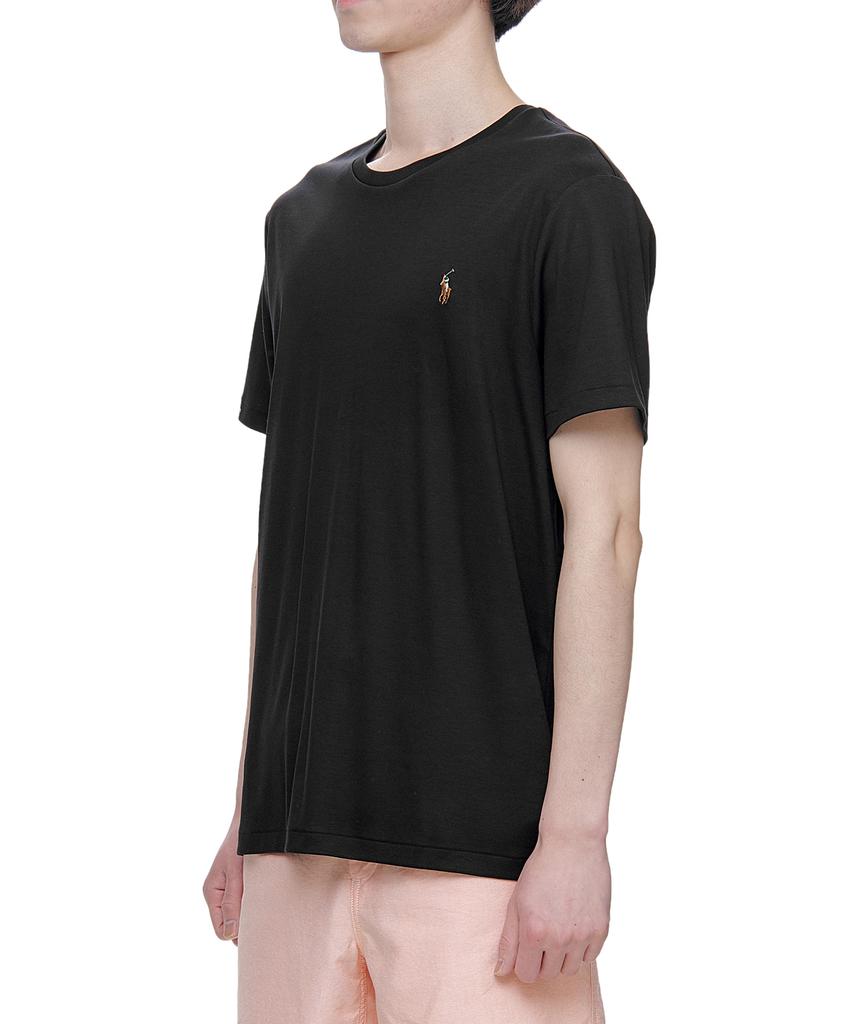 POLO RALPH LAUREN Custom Slim Soft Cotton Tee - Black
