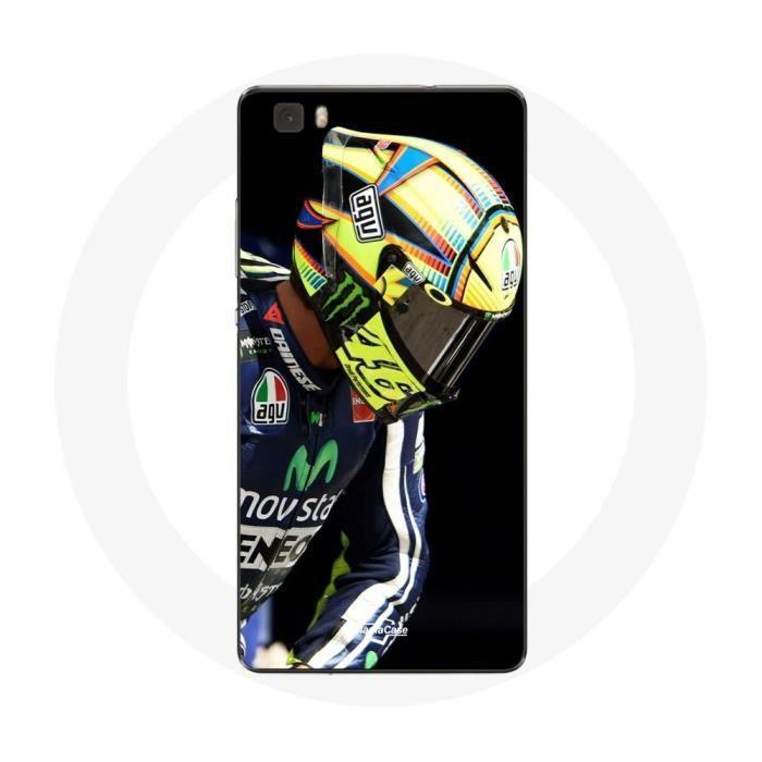 Чехол для Huawei P8 Valentino Rossi Number 46 Motorcycle Speed Driver