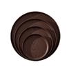20/26/32/38cm Imitation Wooden Tray Round Shape Food Tray Imitation Wooden Serving Tray  Home Use