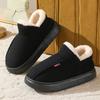 NEW Men Plush Fur Slippers Winter Warm Outdoor Fluffy Soft Cotton Men Boots Indoor Home Fashion Fur Cozy Furry Men Flat Shoes