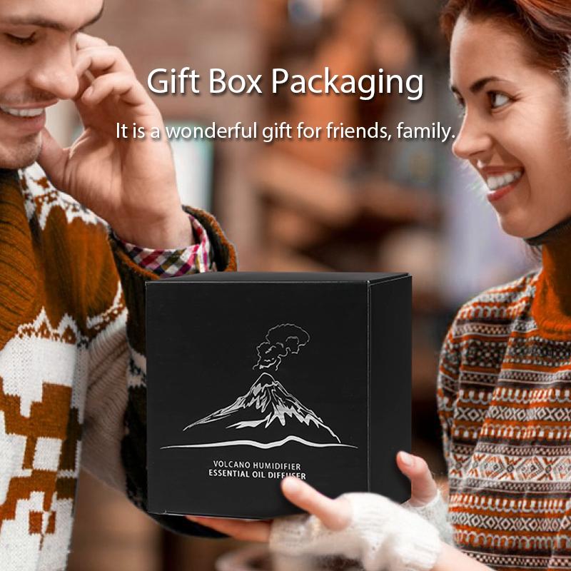 Диффузор вулканического аромата может добавлять эфирное масло, USB-портативный мини-увлажнитель воздуха объемом 130 мл, срок службы 6-9 часов