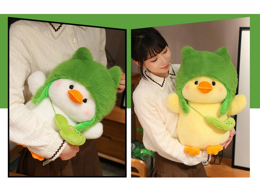 Мягкая игрушка «Весенняя прогулка утка» — милая трансформированная кукла-утка для подарка на день рождения ребенка