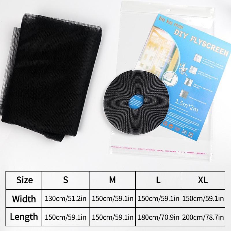 Anti-Mosquito Window Screen Mosquito Curtains Gauze Anti-Insect Mesh Nets Summer Insect Proof Net DIY Window Screen Tulle Mesh