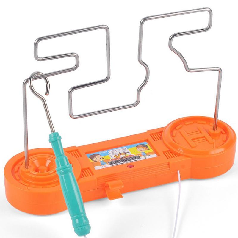 Kids Collision Electric Shock Touch Maze Game Party Funny Science Experiment Toy