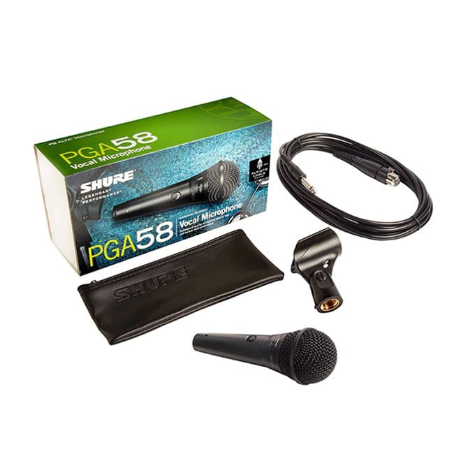 Shure Cardioid Dynamic Vocal Microphone PGA58-QTR-J