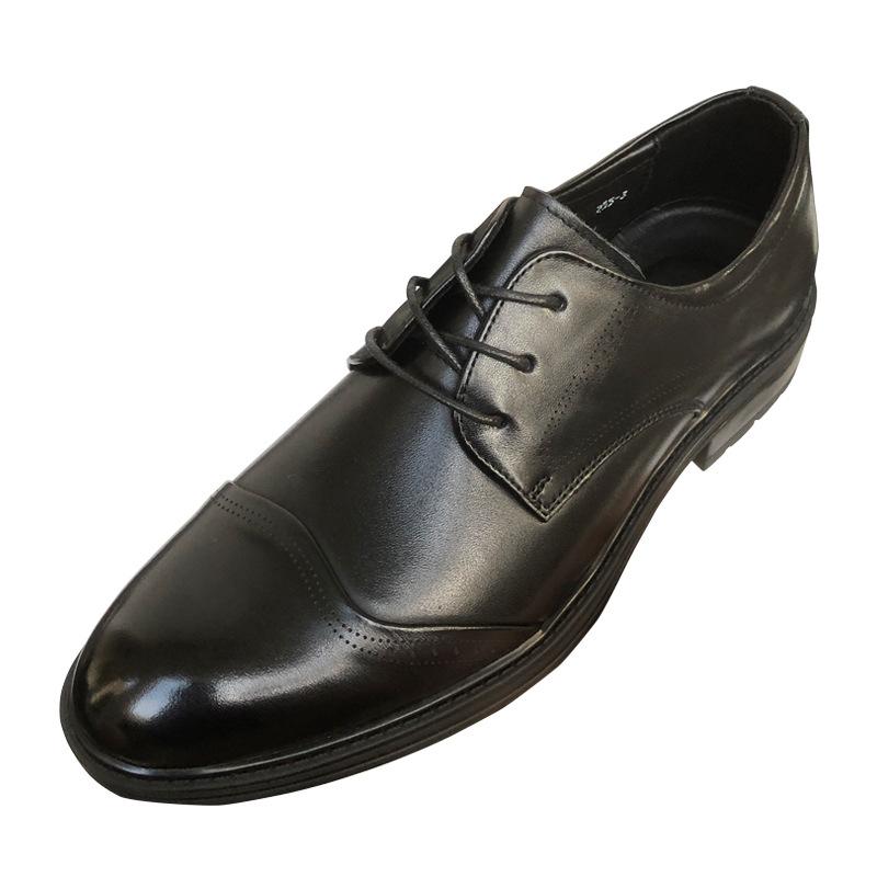 Мягкая подошва Мягкие кожаные туфли Мужские деловые деловые кожаные дышащие повседневные рабочие туфли Мужские свадебные туфли для жениха Мужские кожаные туфли