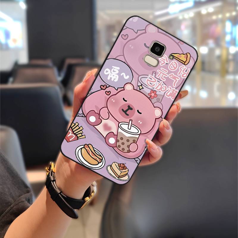 Противоударный Грязеотталкивающий Чехол для Телефона Для Samsung Galaxy J6 2018/SM-J600F Прочный Силиконовый Мультяшный Пыленепроницаемый Мягкий чехол