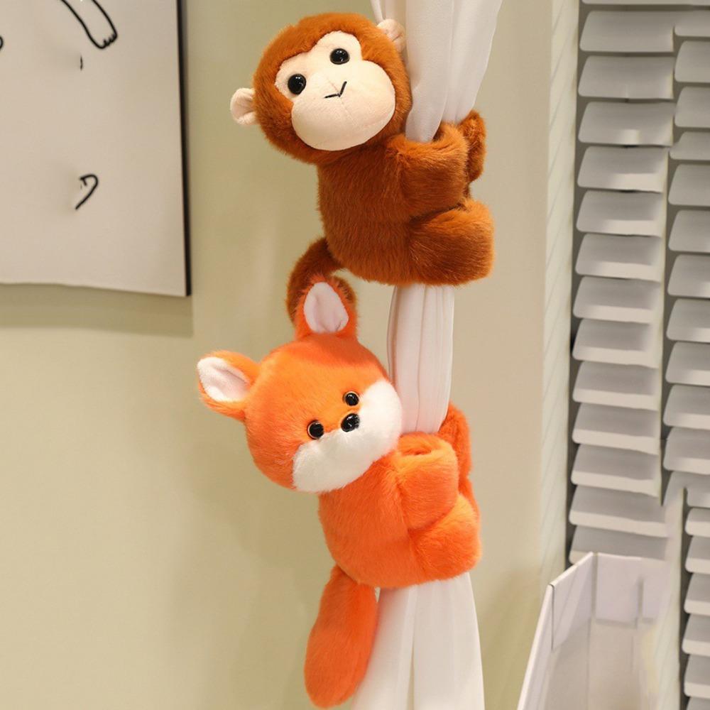 Панда Животное Плюшевый Браслет на Запястье Обезьяна Плюшевая Кукла Браслет-Хлопушка Капибара Браслет-Хлопушка Дети
