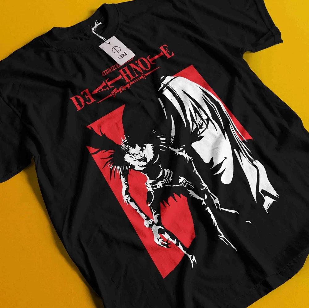 Kira Ryuk Death Note Anime Unisex TShirt All Size 6