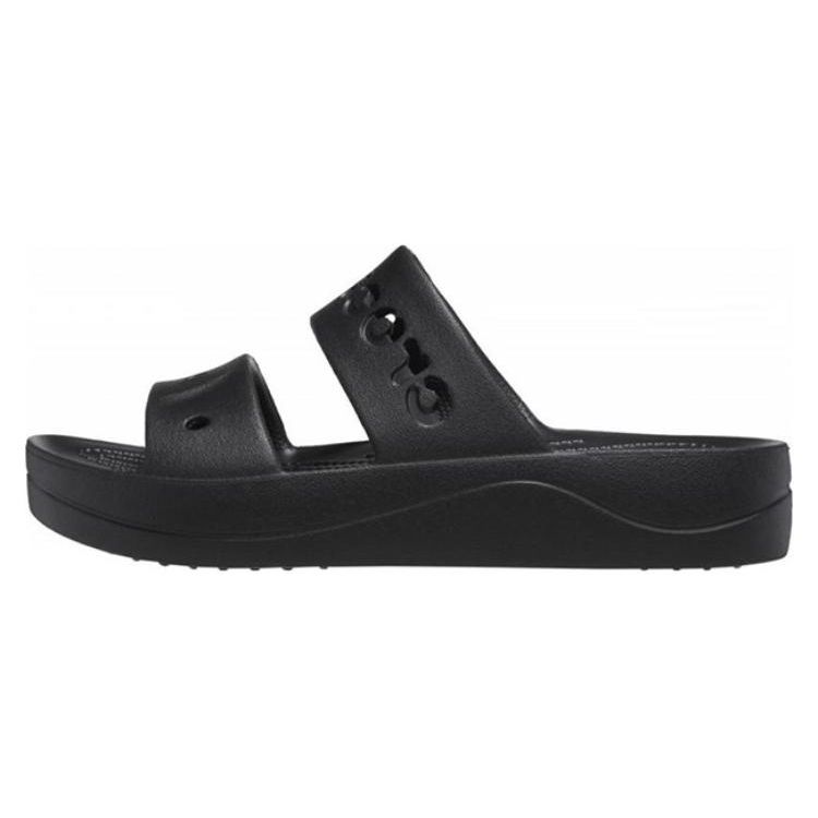 Crocs Baya Platform Clog Comfortable Lightweight Slide Sandals Unisex Clogs Black 208188-001