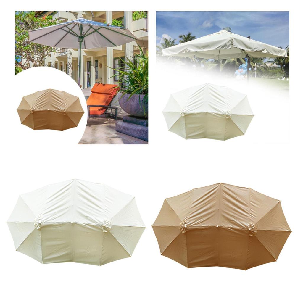 Сменная ткань для чехла для зонта с тремя головками, устойчивая к погодным условиям, чехол для навеса для патио, сада во дворе