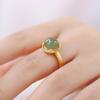 Buckle Women Finger Ring Gold   Ring  Beads Ring Women Open Ring Chinese Style Ring