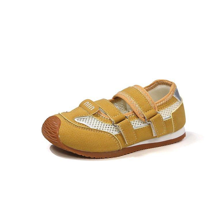 Girls Net Shoes 2025 Spring and Summer Korean Version Mary Jane Shallow Mouth Single Shoes Children's Single Net Sports Shoes Boys Forrest Gump Shoes