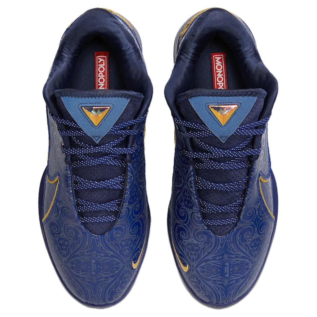 Monopoly X Nike LeBron 22 NRG EP Token Unisex Sneakers Blue Deep-Royal-Blue Metallic-Gold HV5146-400