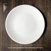 Керамическая обеденная тарелка Diren Pure White