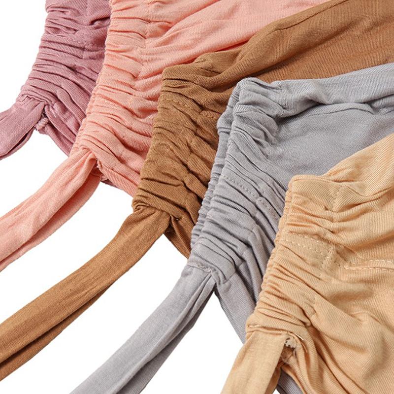 Muslim Inner Cap Stretch Hijab With Rope Adjustable Women Underscarf