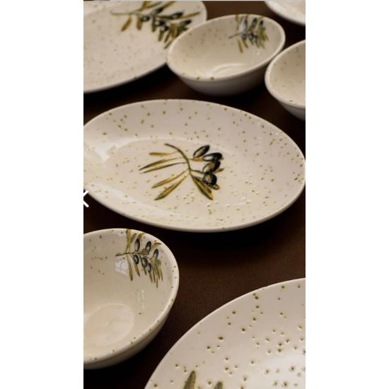 Фарфоровый набор для завтрака Olive Branch, 16 предметов, на 6 персон