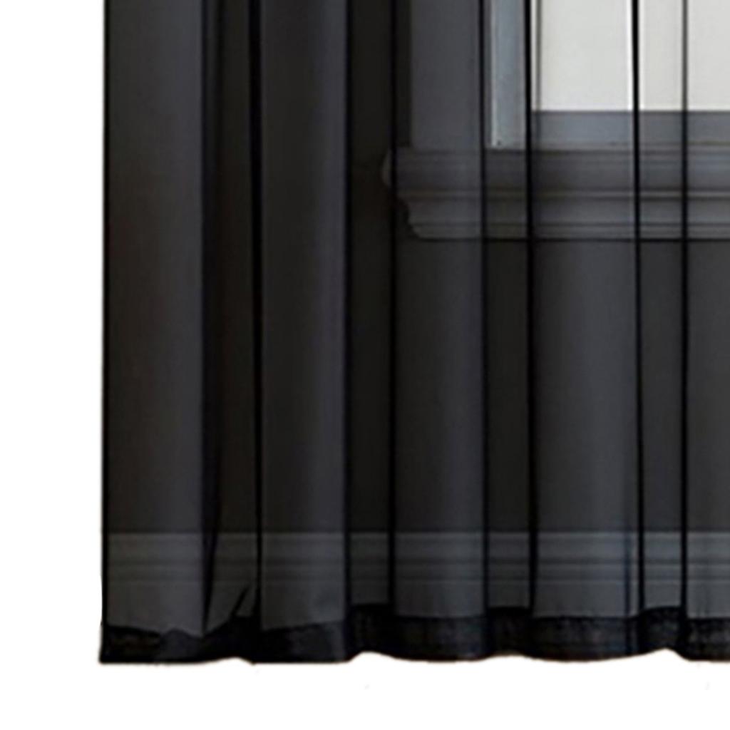 Прозрачные шторы Ткань высокой плотности Машинная стирка Панели оконных штор Вуаль Шторы для гостиной спальни