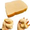 Toast Sliced Bread Stress Toy Simulated Hamburger Biscuit Squishes Toy Sensory Fidget Toys for Kids & Adult Funny Squeeze Toy