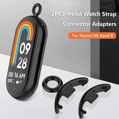 Металлическое ожерелье для ремешка Xiaomi Mi Band 8, подвеска с застежкой, украшение на шею, ремешок для аксессуаров Xiaomi Mi Band 8
