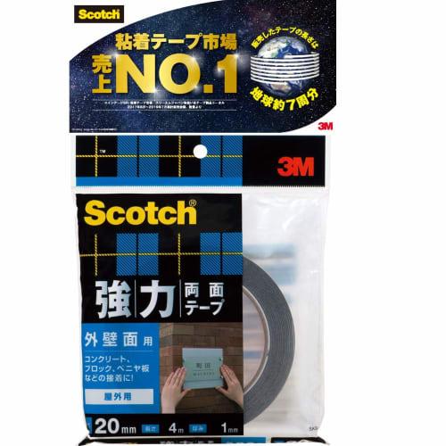 3M Scotch Strong Double-Sided Tape for Exterior Walls 20mm X 4m SKB-20