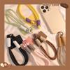INS Style Braid Мобильный телефон Ремешок Модный однотонный цветной короткий браслет с защитой от потери Подвесной ремешок для подвешивания с проставкой