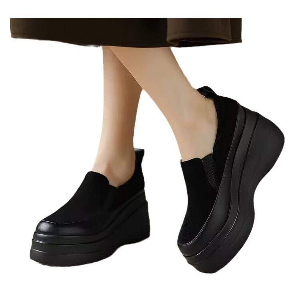 Женские туфли-лоферы с леопардовым принтом на платформе, замшевые туфли на плоской подошве, женские кроссовки 2025 года, модные повседневные зимние новые туфли Мэри Джейн Zapatillas